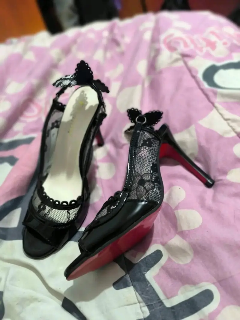 Tacones/ tacos de encaje elegantes y sexys - 5