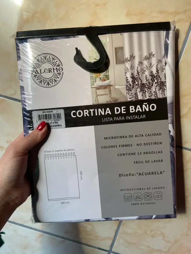 Cortina de baño x mayor - 1