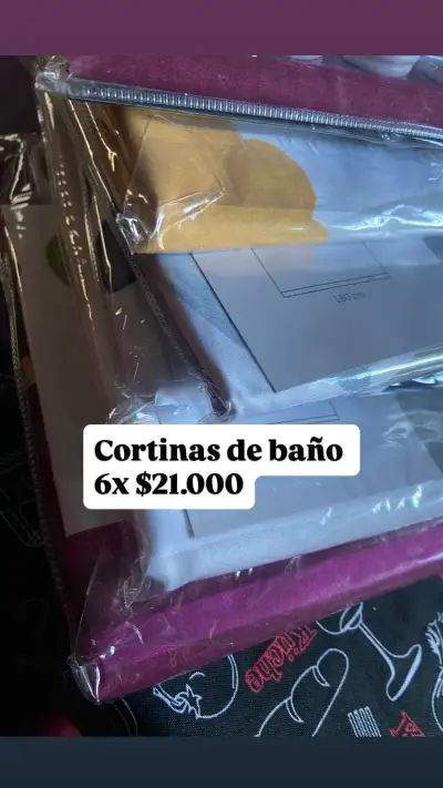 Cortina de baño x mayor - miniatura 6