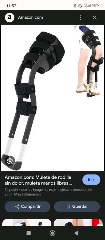 Ortesis de pierna con soporte ajustable - miniatura 3