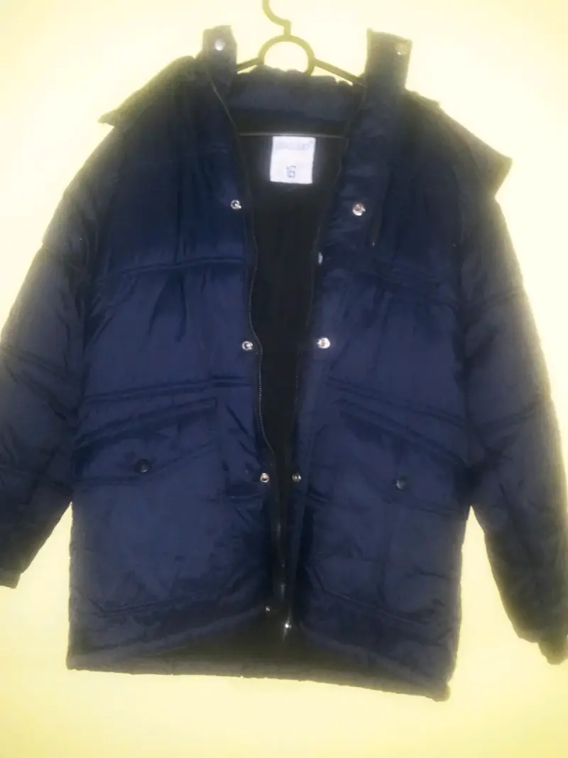 Chaqueta acolchada azul para niño talla 16 - 3