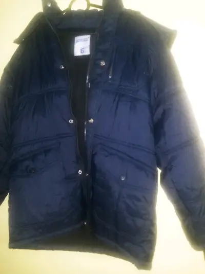 Chaqueta acolchada azul para niño talla 16 - miniatura 4