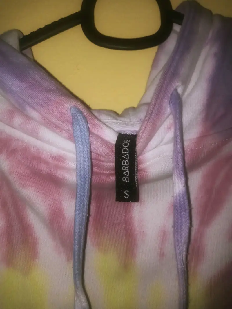 Polerón con capucha tie-dye Barbados - 3