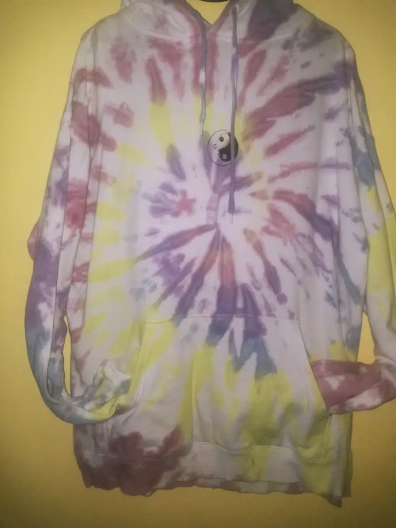 Polerón con capucha tie-dye Barbados - 4