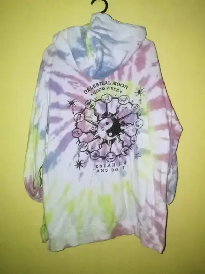 Polerón con capucha tie-dye Barbados - miniatura 6
