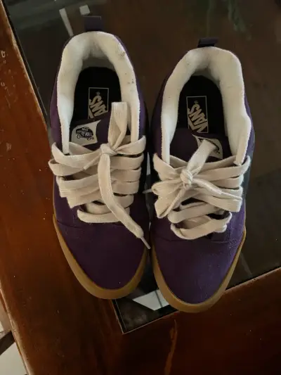 Zapatillas Vans moradas con suela de goma - miniatura 1