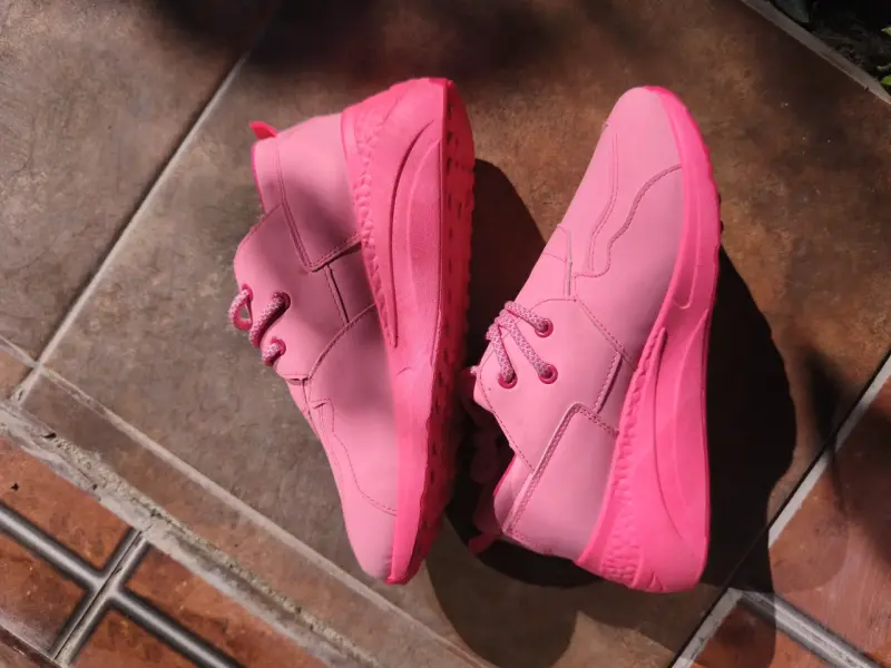 Zapatillas deportivas rosadas para mujer - 1