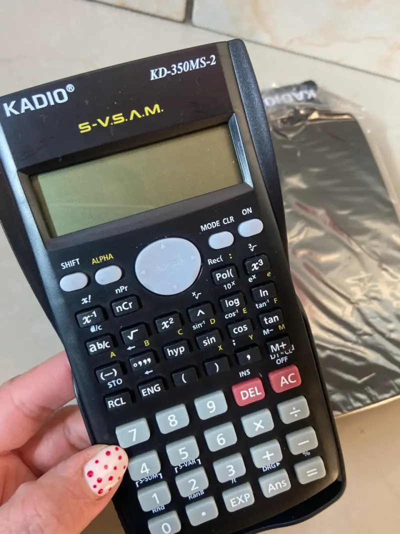 Calculadora científica Kadio KD-350MS -2 con panta - 4