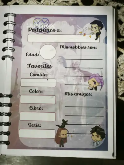 Diario de Vida Huntrix con Diseño Colorido - miniatura 2