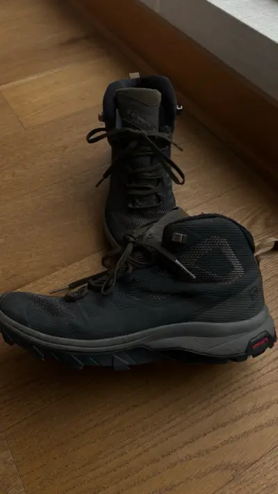 Zapatillas de trekking Salomon negras para hombre - miniatura 2