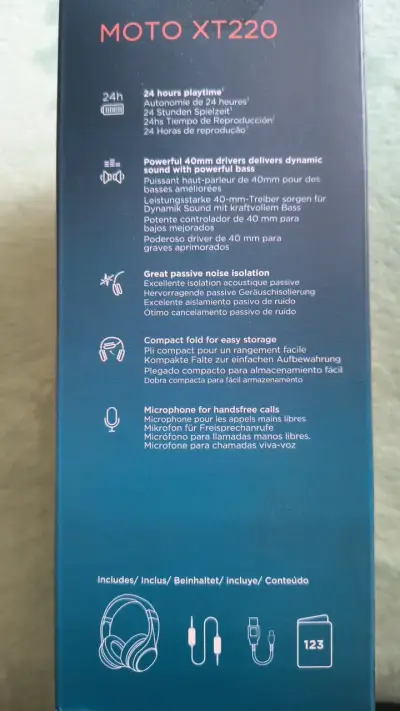Audífonos inalámbricos Motorola Moto XT220 - miniatura 2