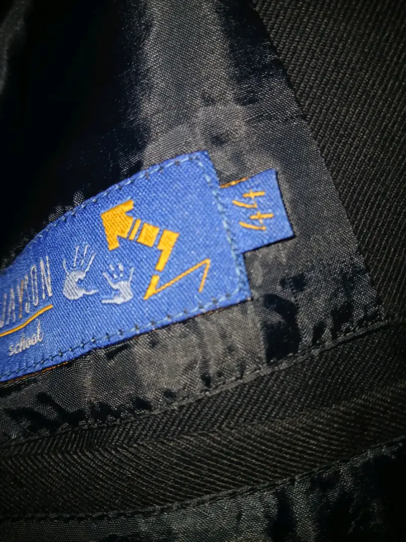 Chaqueta escolar azul marino para niños