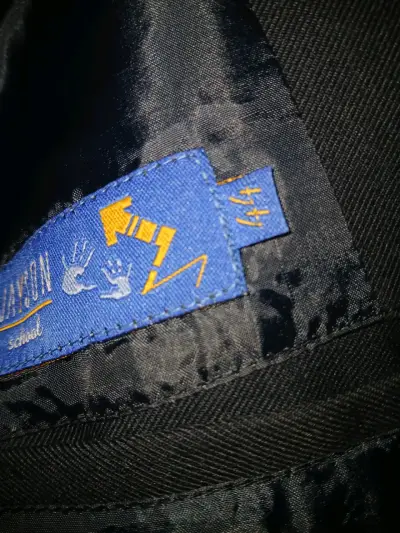 Chaqueta escolar azul marino para niños - miniatura 1