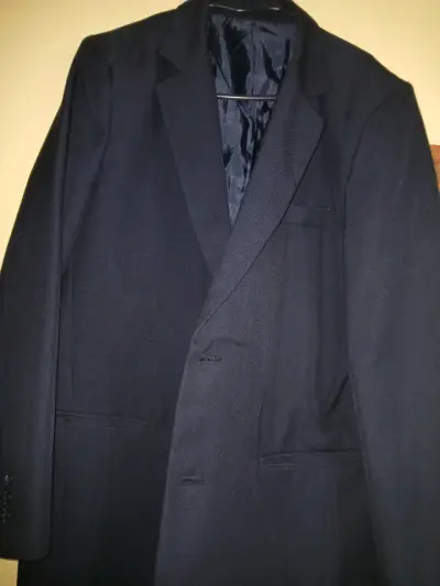Chaqueta escolar azul marino para niños - miniatura 2