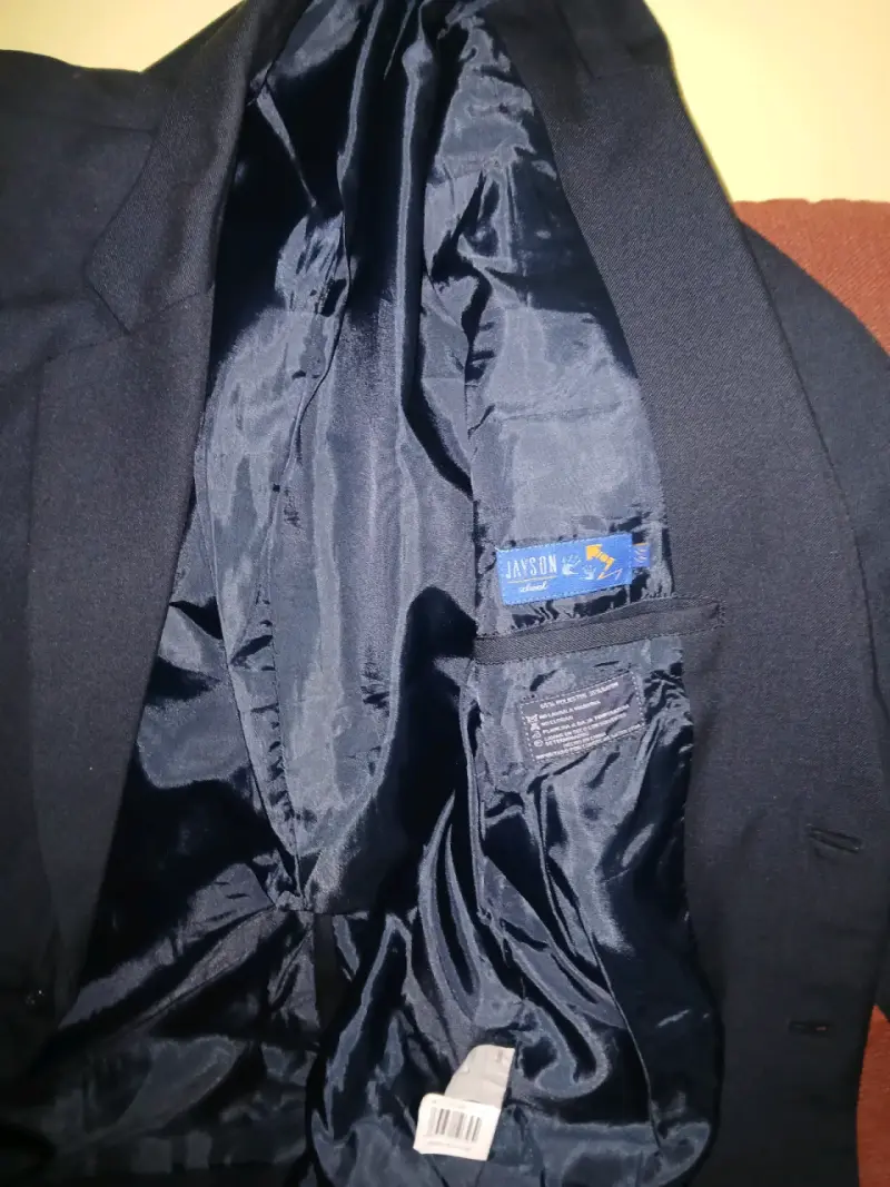 Chaqueta escolar azul marino para niños - 3