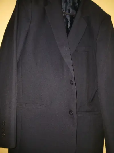 Chaqueta escolar azul marino para niños - miniatura 5