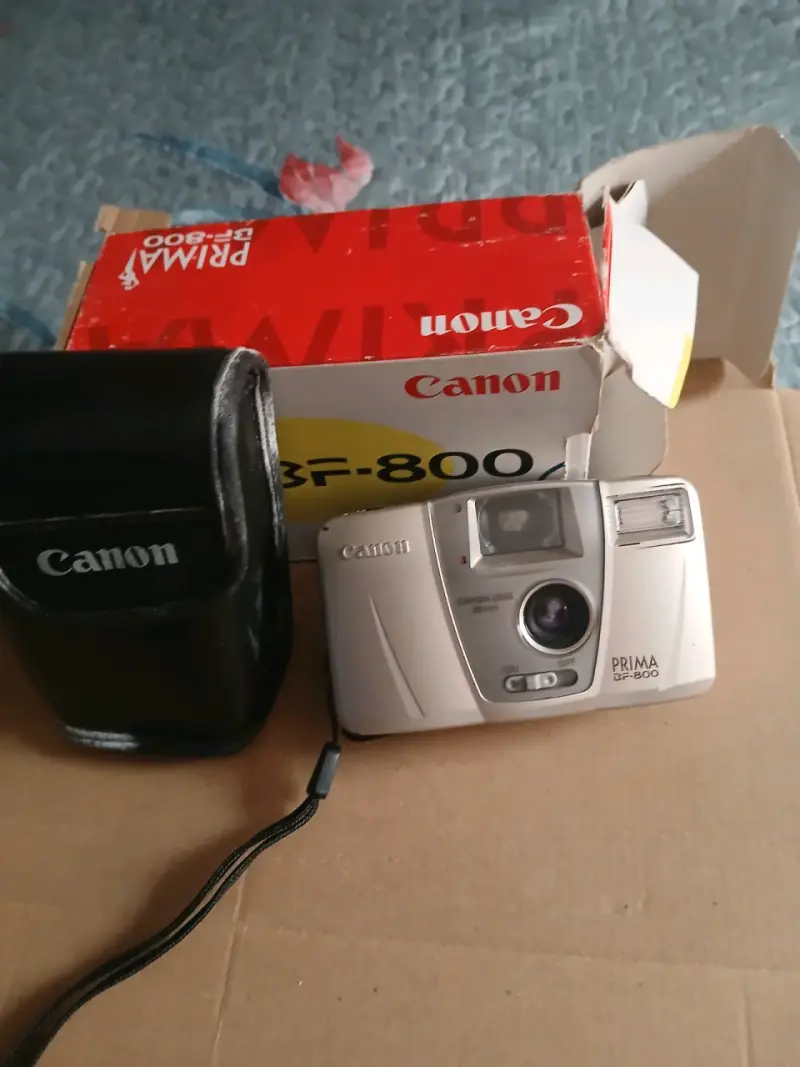 Cámara analógica Canon Prima BF-800 con flash - 2