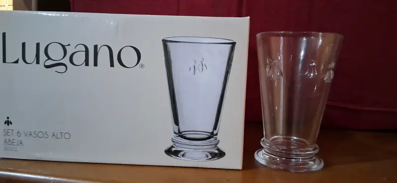 Set de 6 vasos altos Lugano Abeja