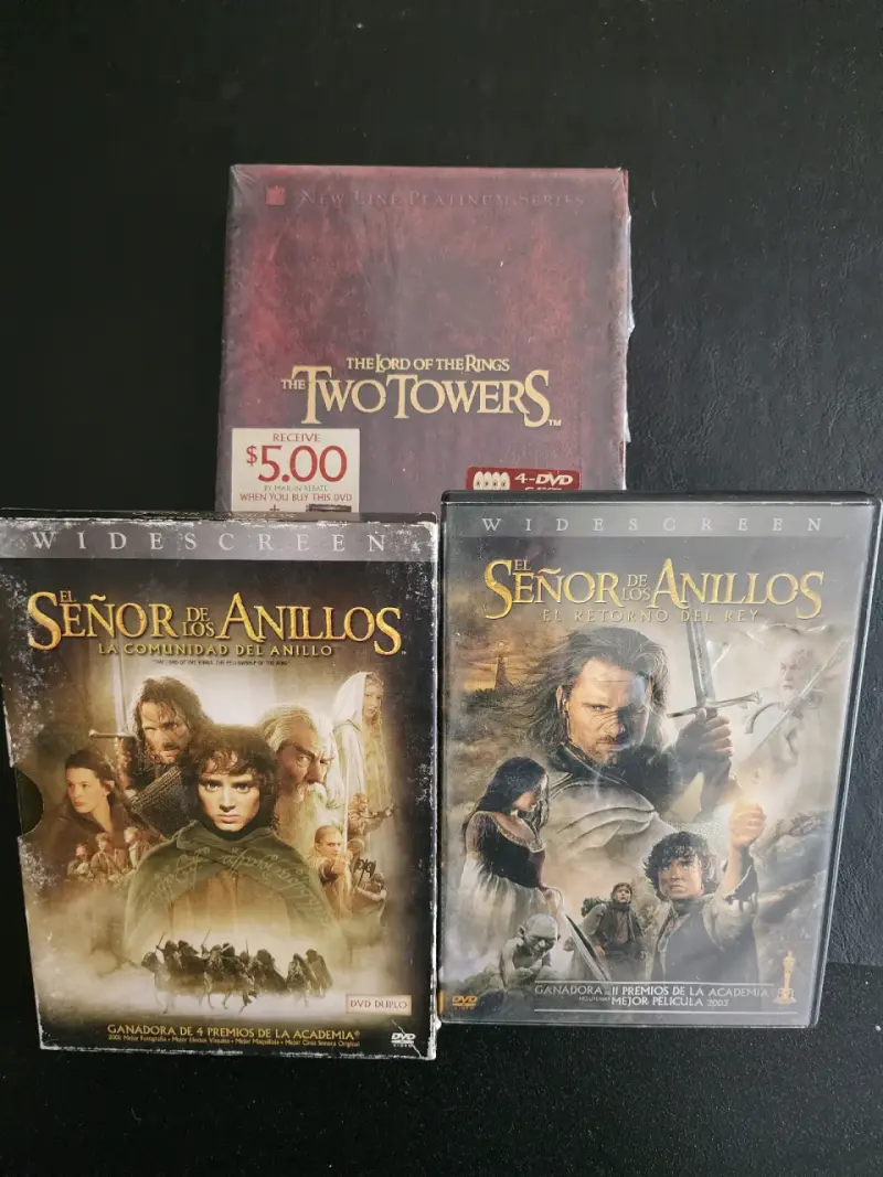 Colección DVD El Señor de los Anillos Trilogía