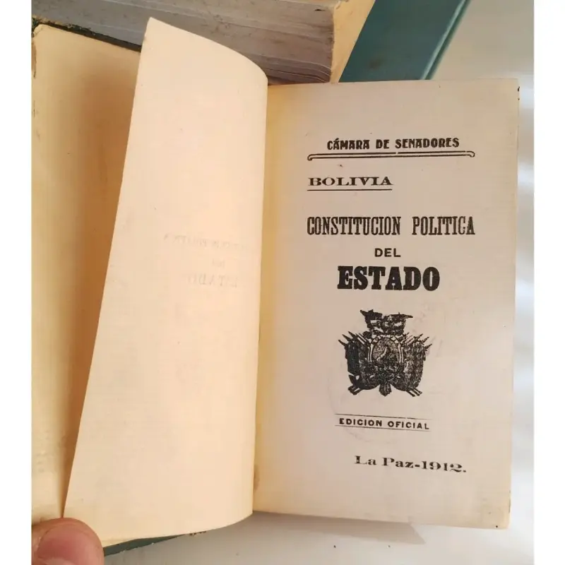 Constitución Política del Estado Bolivia 1912 - 1