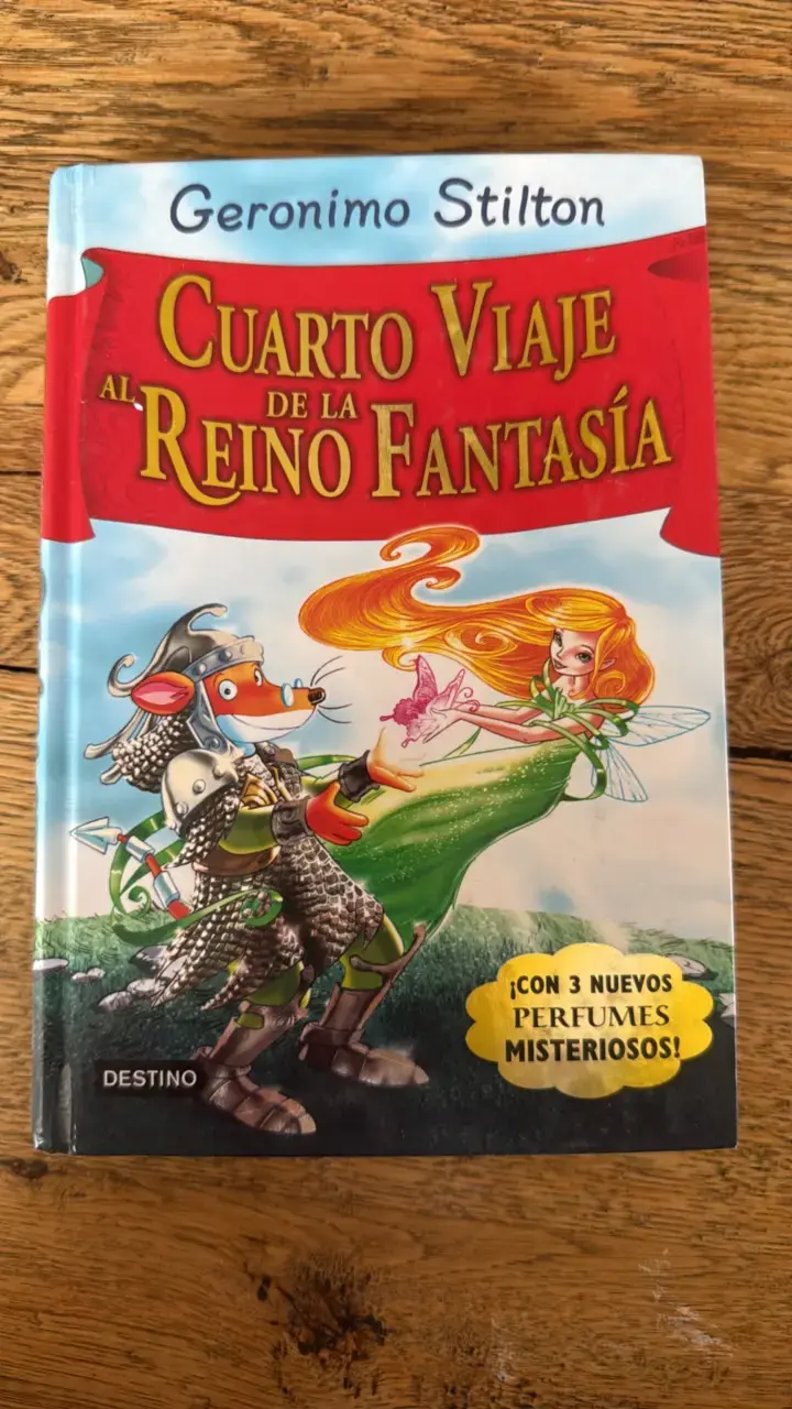 Libro 'Cuarto Viaje al Reino de la Fantasía' de Geronimo Stilton - 1