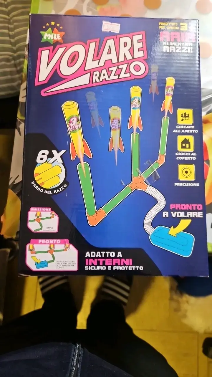 Juego de cohetes Volare Razzo para niños