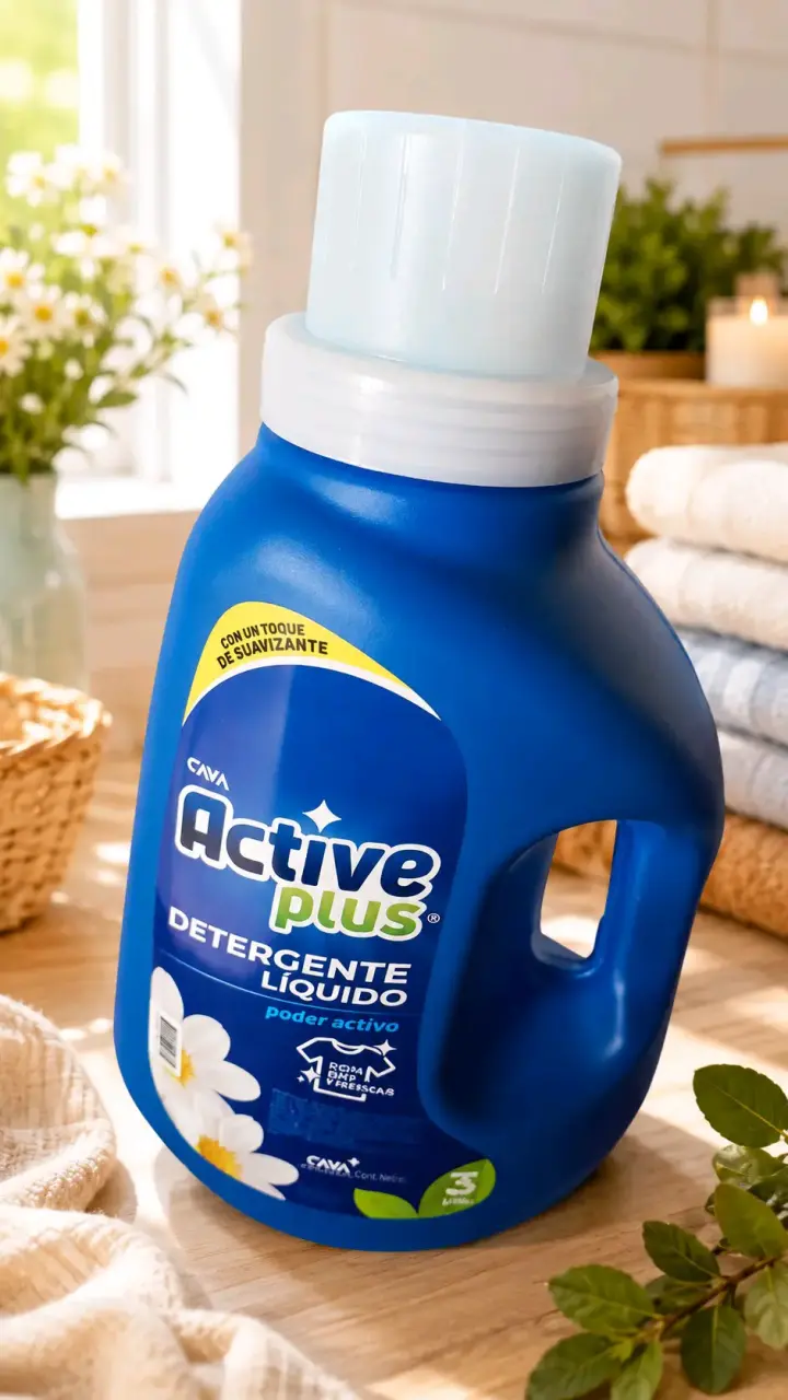 Detergente líquido Active Plus con suavizante