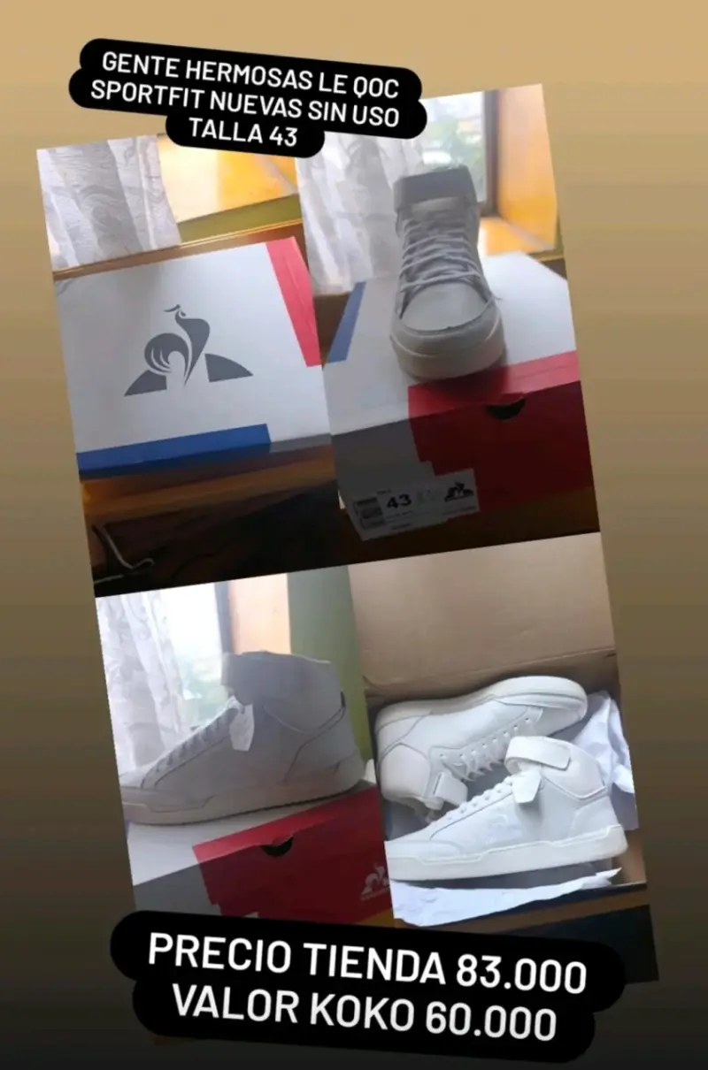 Zapatillas Le Coq Sportif blancas nuevas talla 43 - 1