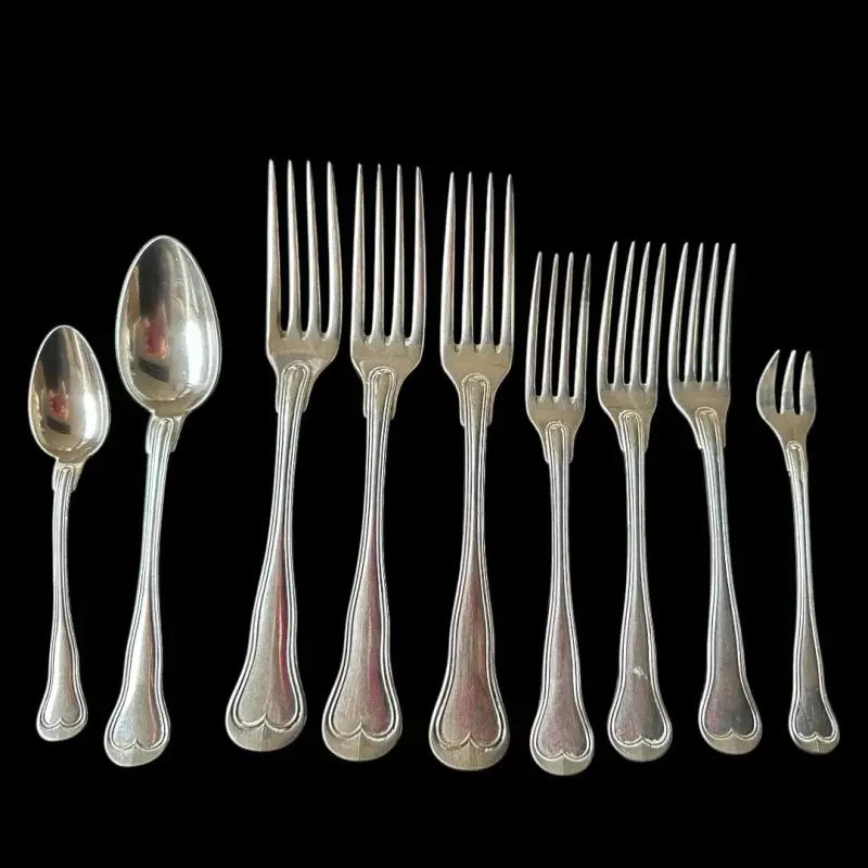 Juego de cubiertos de plata vintage CHRISTOFLE - 1