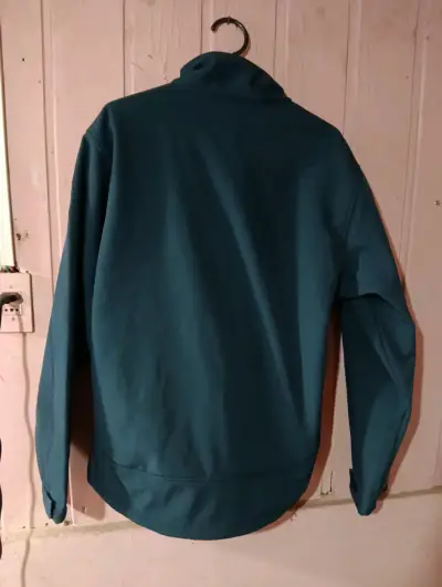 Chaqueta softshell azul con cierre impermeable - miniatura 2