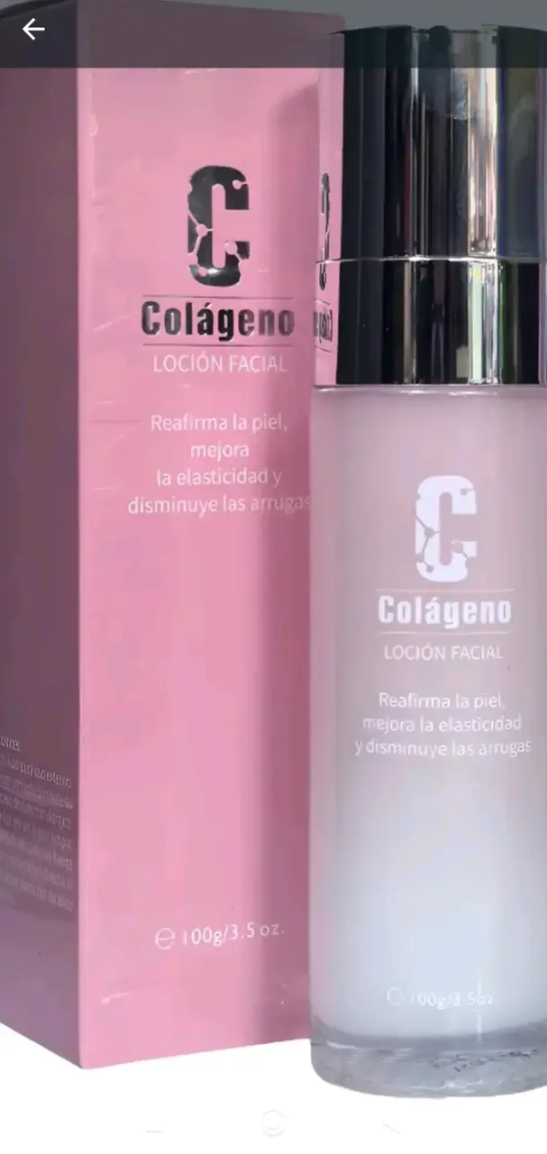 Loción facial colágeno