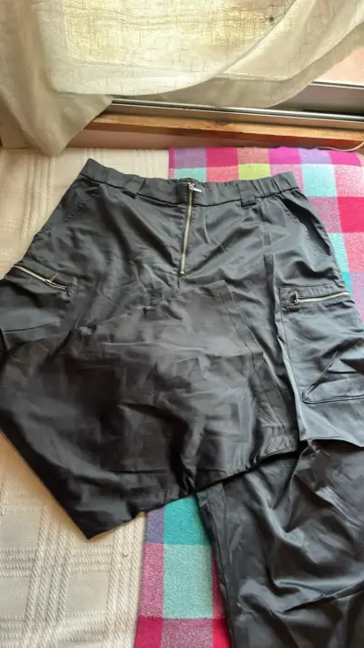 Pantalones cargo  con bolsillos talla XL - miniatura 2