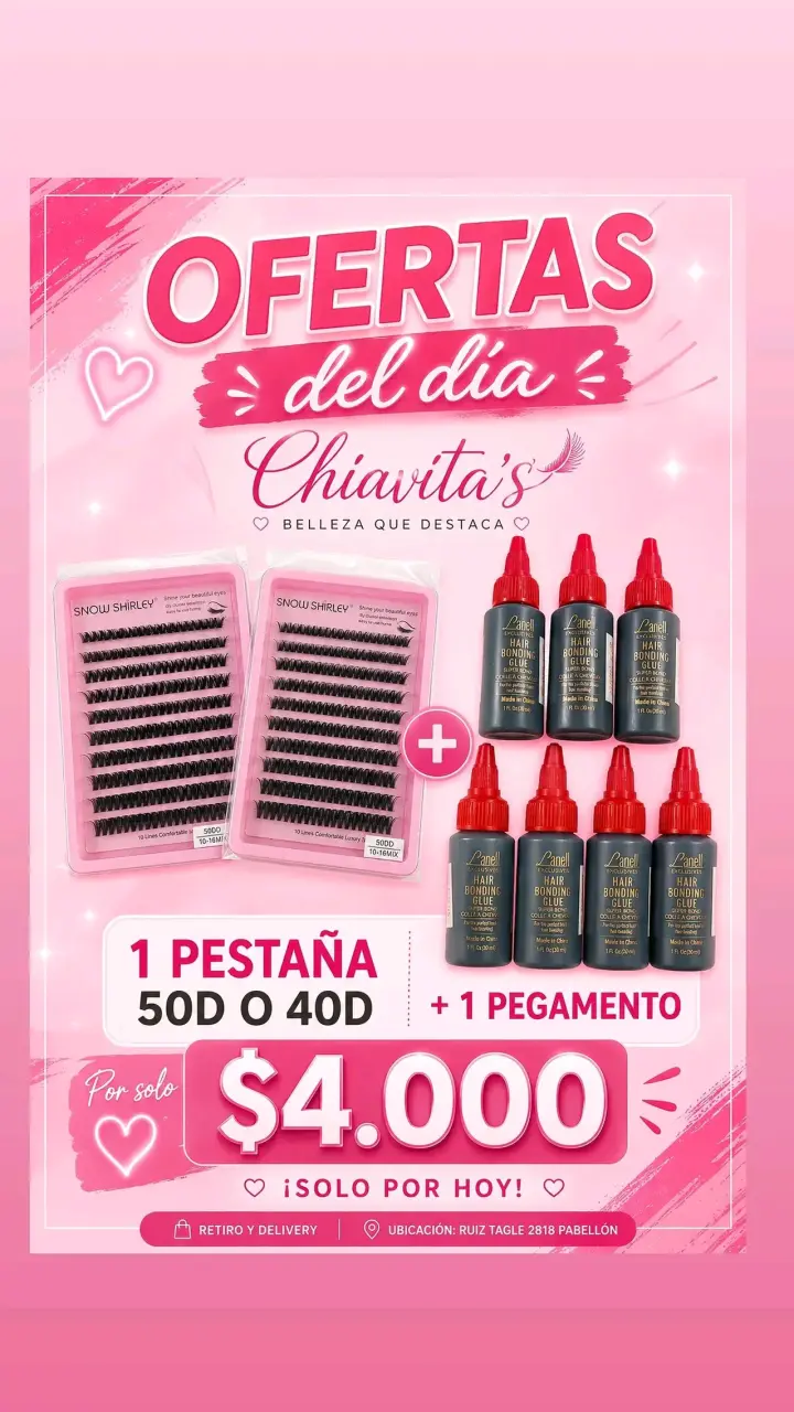 Kit de Pestañas Postizas Snow Shirley con Pegamento