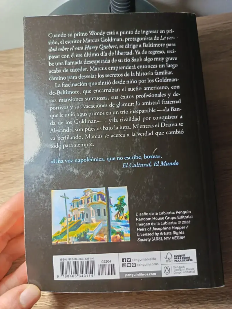 Libro 'El Libro de los Baltimore' de Joël Dicker - 2