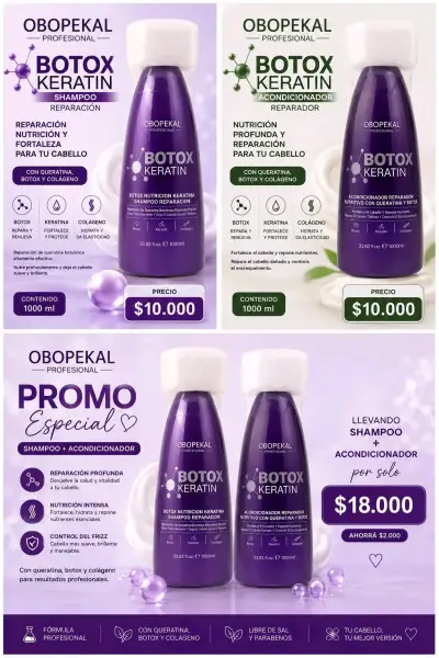 Crema Alisante Capilar Brasil Cacau Nano Botox 1L - miniatura 5