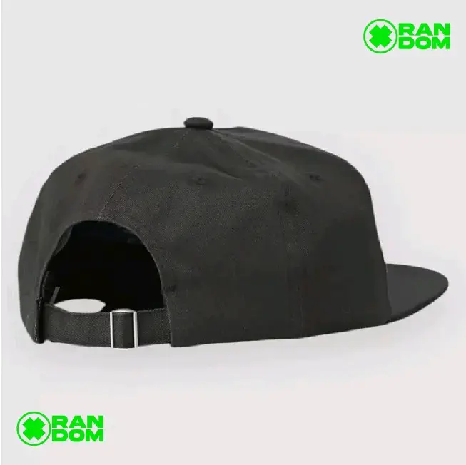 Gorra negra con diseño bordado 'Call Now For Sports' - 2