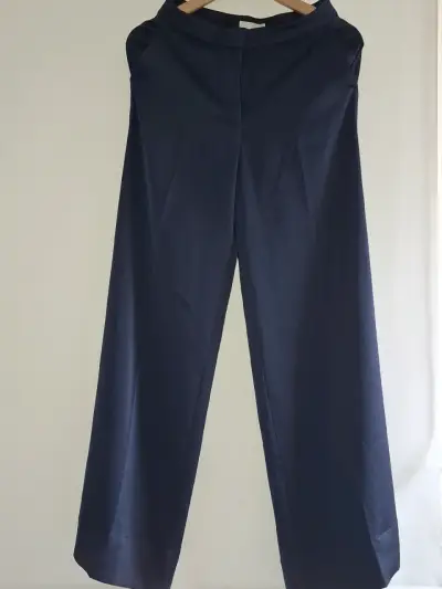 Pantalón H&M de vestir azul marino - miniatura 1