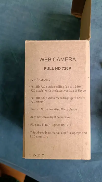 Cámara web Full HD 720p con USB - miniatura 2