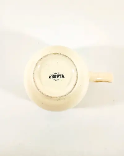 Taza de loza chilena. Cerámica Espejo. - miniatura 3