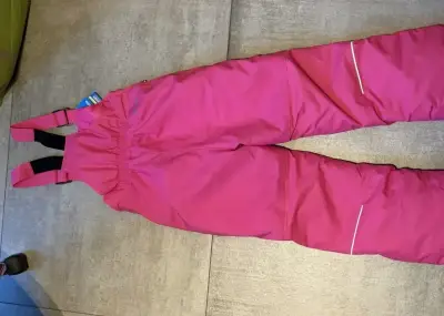 Pantalones de nieve para niños color rosa - miniatura 1