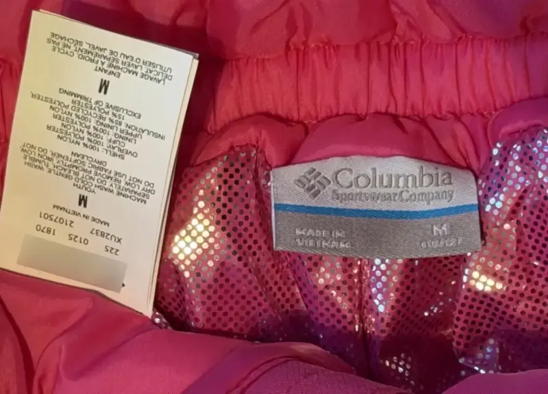 Pantalones de nieve para niños color rosa - 3