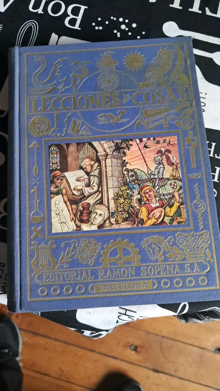 Libro antiguo 'Lecciones de Cosas' de Editorial Ramón Sopena - 1