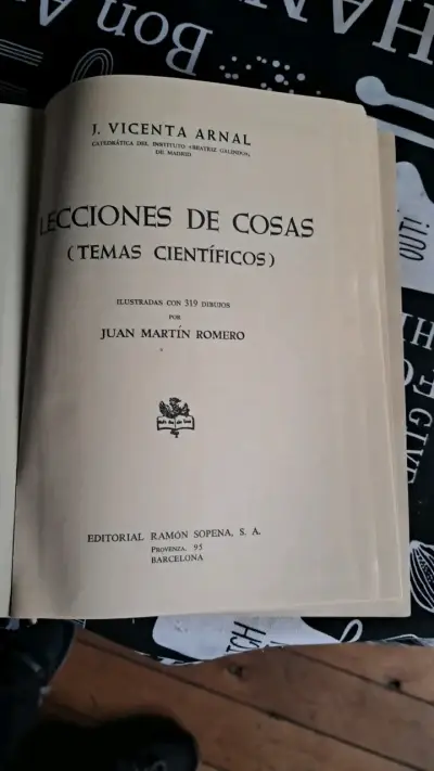 Libro antiguo 'Lecciones de Cosas' de Editorial Ramón Sopena - miniatura 2