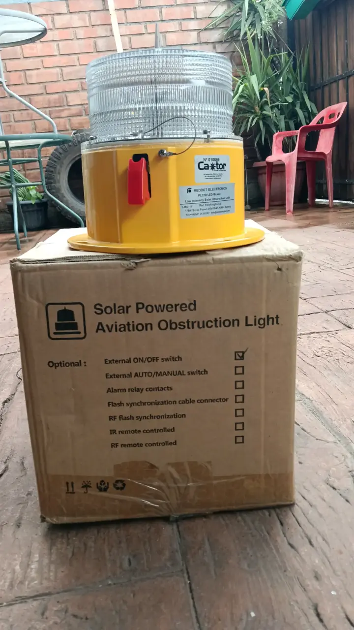 Luz de Obstrucción Solar para Aviación (baliza) - 1