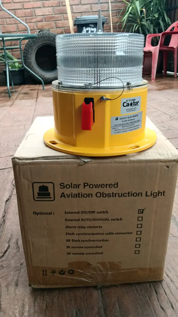 Luz de Obstrucción Solar para Aviación (baliza) - 4