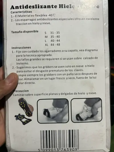 Antideslizante para hielo y nieve talla M - miniatura 1