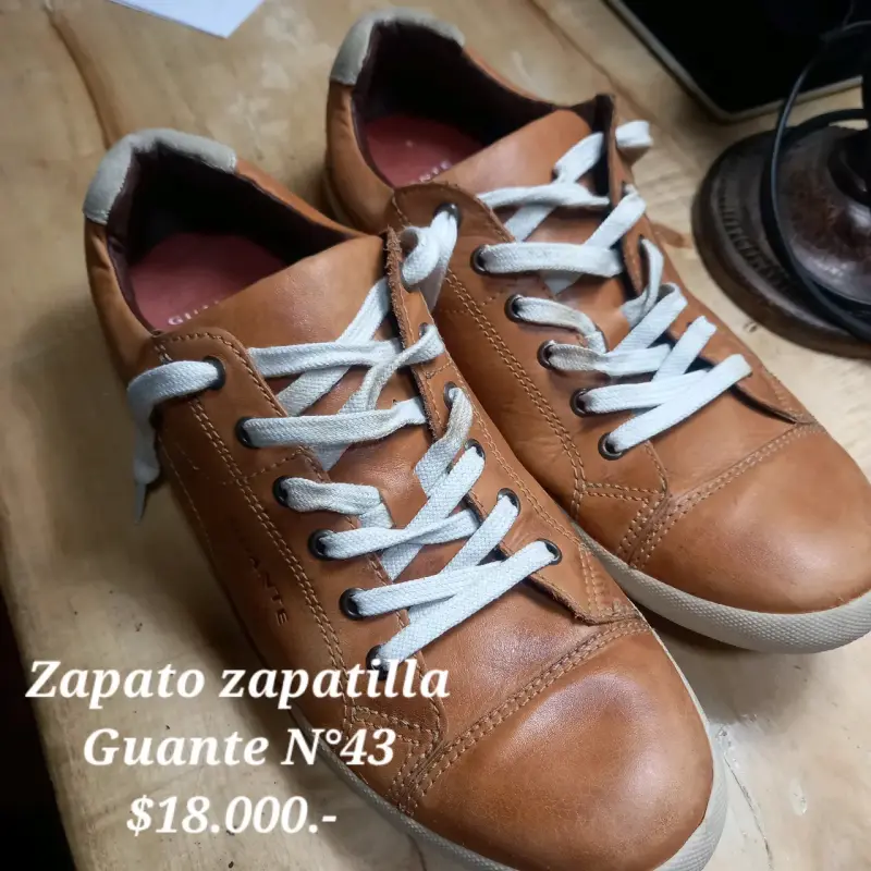 Zapato Zapatillas de cuero Guante talla 43 - 1