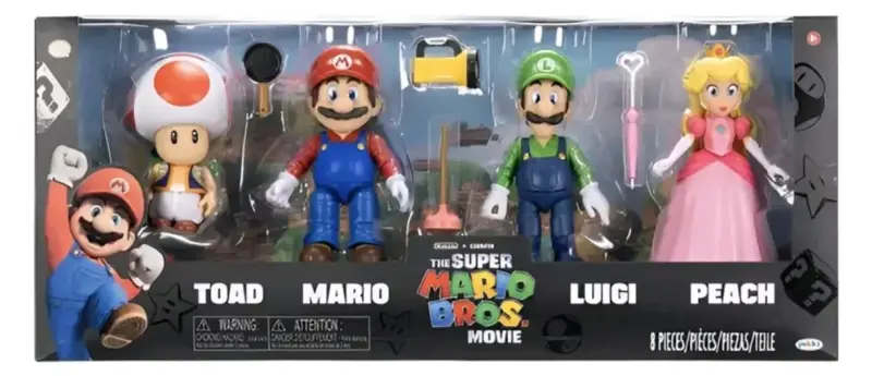 Set de Figuras The Super Mario Bros Movie - 1
