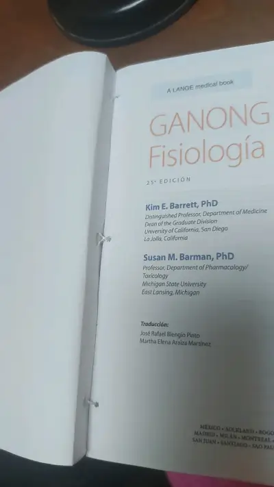 Libro Ganong Fisiología Médica 25ª edición - miniatura 2