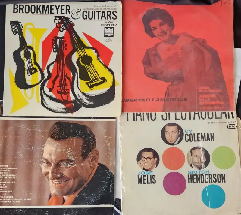 Colección de vinilos vintage de música variada - 1